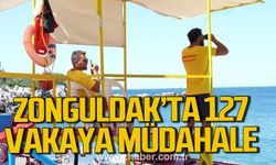 Zonguldak'ta 127 boğulma vakasına müdahale edildi.
