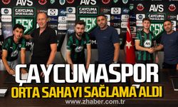 Çaycumaspor orta sahayı sağlama aldı