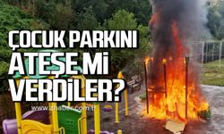 Kdz. Ereğli’de çocuk parkında yangın!