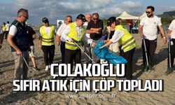 Ahmet Çolakoğlu, sıfır atık için çöp topladı