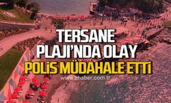 Zonguldak tersane plajı'nda olay