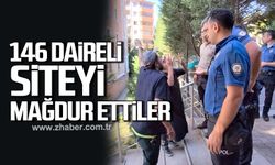 Siteyi karton yığınına çevirdiler, temizlik sırasında tepki gösterdiler