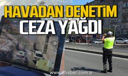 Kdz. Ereğli'de dron destekli denetim. Ceza yağdı.