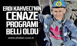 Erdi Kahveci'nin cenaze programı belli oldu.