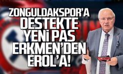 Zonguldakspor'a destekte yeni pas... Erkmen'den Erol'a