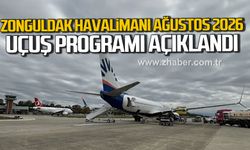 Zonguldak Havalimanı 2026 Ağustos ayı uçuş takvimi açıklandı.