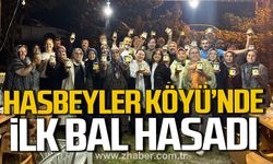 Hasbeyler Köyü’nde ilk bal hasadı