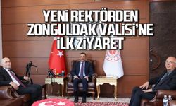 Yeni rektörden Zonguldak Valisi'ne ilk ziyaret