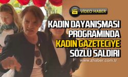 Zonguldak'ta kadın dayanışması programından kadın gazeteciye sözlü saldırı