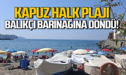 Kapuz Plajı balıkçı barınağına döndü!