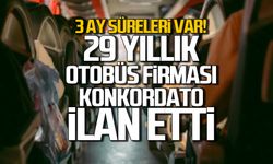 3 ay süreleri var! 29 yıllık otobüs firması konkordato ilan etti