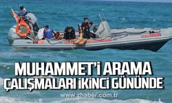 Zonguldak'ta Muhammet Şemali'yi arama çalışmaları ikinci gününde.