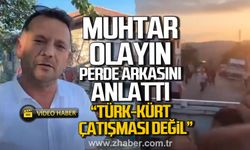Alaplı'da muhtar Atilla Akman, tarım işçileri ile köy sakinleri arasında yaşanan olayı anlattı.