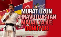 Zonguldaklı İş İnsanı Murat Uzun Arnavutluk'tan madalya ile dönüyor