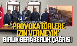 'Provokatörlere izin vermeyin' Birlik ve beraberlik çağrısı