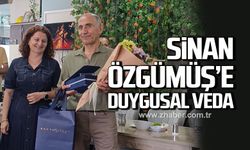 Sinan Özgümüş'e duygusal veda