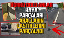 Zonguldak-Ereğli yolunda faciaya ramak kaldı: Büyük tehlike atlattılar