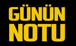 Günün notu!