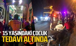 Zonguldak'ta 15 yaşındaki çocuk yaralandı
