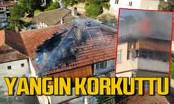 Yangın korkuttu: 3 katlı evin çatısında çıkan yangın söndürüldü