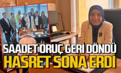 Saadet Oruç 5 ay sonra geri döndü: Hasret bitti