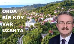 Orda bir köy var uzakta...