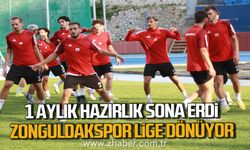 Bir aylık hazırlık sona erdi, Zonguldakspor lige dönüyor