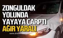 Zonguldak yolunda kaza. Ağır yaralı