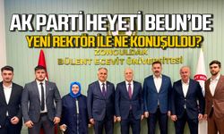 AK Parti heyetinden Rektör Ulusoy’a hayırlı olsun ziyareti