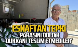 Zonguldak'ta balıkçı esnafından yer tepkisi: "Parasını ödedik, dükkânı teslim etmediler"