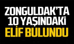 Zonguldak'ta kaybolan 10 yaşındaki Elif Lina bulundu
