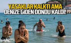 Yasaklar kalktı, deniz suyu şaşırttı... Vatandaş dondu kaldı