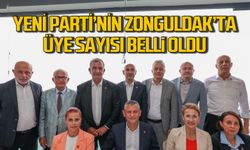Yeni Parti’nin Zonguldak’taki üye sayısı belli oldu