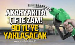 Akaryakıta çifte zam. Motorin 90 TL’ye Yaklaşıyor