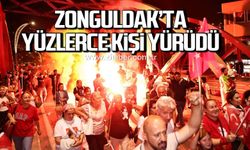 Zonguldak'ta yüzlerce kişi yürüdü