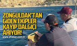 Zonguldak'tan giden ekipler kayıp dalgıçı arıyor
