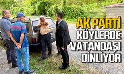 AK Parti köy halkının sorunlarını dinliyor