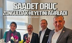 Saadet Oruç Zonguldak heyetini ağırladı