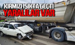 Kırmızı ışık ihlali kazaya neden oldu: Yaralılar var
