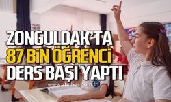 Zonguldak'ta 87 Bin öğrenci ders başı yaptı