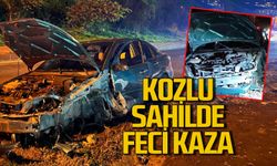 Kozlu sahilinde feci kaza: Yaralılar var!