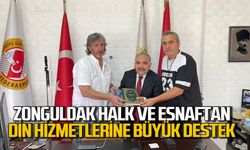 Zonguldak halkı ve esnafı din hizmetlerine büyük destek verdi