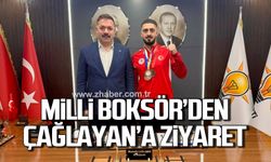 Türkiye 2.ve 3’üncüsü Öz’den Başkan Çağlayan’a ziyaret etti…