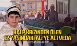 Kalp krizinden ölen 12 yaşındaki Muhammet Ali son yolculuğuna uğurlandı