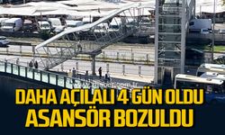 Zonguldak’ta yeni asansör 4 günde pes etti