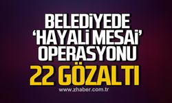 Bolu Belediyesi'ne 34 milyon liralık "hayali mesai" operasyonu: 22 gözaltı kararı