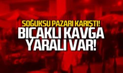 Zonguldak Soğuksu pazarında bıçaklı kavga: 1 yaralı