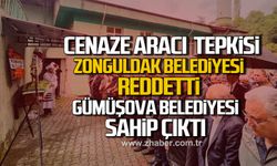 Zonguldak’ta cenaze aracı tepkisi! İmdada Gümüşova Belediyesi yetişti