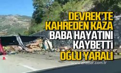Devrek’te Kahreden Kaza: Baba Hayatını Kaybetti, Oğlu Yaralı
