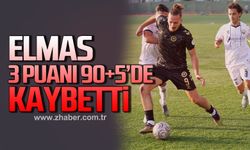 Elmas 3 puanı 90+5'de kaybetti